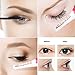 OH GUAPA Electric Heated Eyelash Curler, Portable Mini Makeup Eye Lashes Curling Tool Professional Enhancer Pen with Comb Design Safety Cute Eyelash Curler Brush for Girls Women Ladies, Rose Red