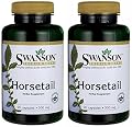 Swanson Premium Brand Horsetail (Natural Silica) 500mg -- 90 Capsules (2 Bottles each of 90 Capsules)