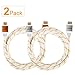 SHD HDMI Cable 4kx2k Ultra 2.0V HDMI Cord Support 3D,Ethernet,1080P -15Feet -2Pack