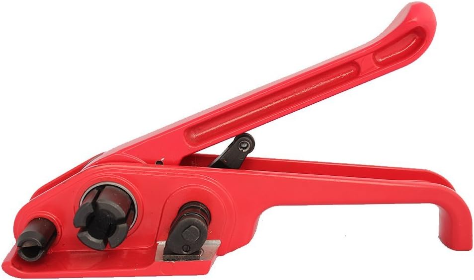 Everlast Polyester & Polypropylene Manual Strapping Tensioner Tool | Up To 3/4" Wide Strap | Max Tension 2000N