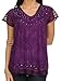 Sakkas Hope Embroidery and Seqiun Accents Summer Blouse