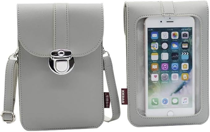 clear phone purse