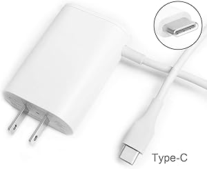 5V 3A USB-c Replacement Charger Power Cable GL0102 GL0101 for Google Pixel 4 3 2 XL JBL Pulse 4 FLIP 5 Charge 4 Speaker Google WiFi NLS-1304-25 Router Nest Hub GA00516-US GA00515-US Raspberry Pi 4