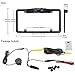 License Plate Frame Camera NoDrill - with 2 Radar Sensors BiBi Alarm, 170 Viewing Angle Reverse Camera for Parking by Makerfire