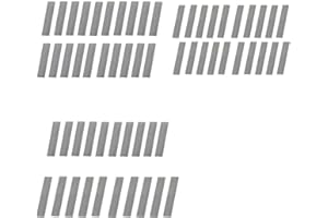 HogarTech 20-Pack Compressor Valve Plate for Piston Air Compressors, Manganese Steel, 10x47mm & 11x57mm (Silver)