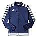 adidas Women's Tiro 15 Training Jacket, Dark Blue/White/Dark Blue, Small