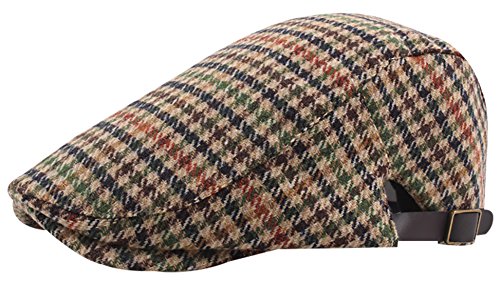 Panegy men s classics small grid british beret hat - bl…