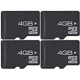 Extreme Speed 4-Pack 4 GB High-Speed MicroSD Memory Card with Adaptor (16 GB Total)