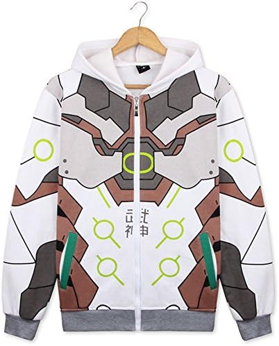 Reaper Genji Hoodie Sweatshirt Pullover Hooded for Boys Men