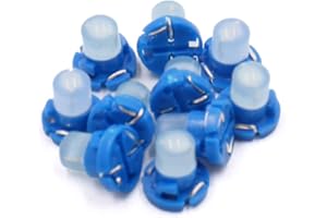 uxcell 10Pcs T4.2 Blue LED Dashboard Panel Gauge Light Lamp Bulb for Car Interior