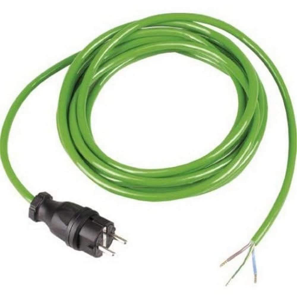 SIROX® 230 V Connection Cable, H07BQ-F, Cable Colour: Green, Length: 5 m