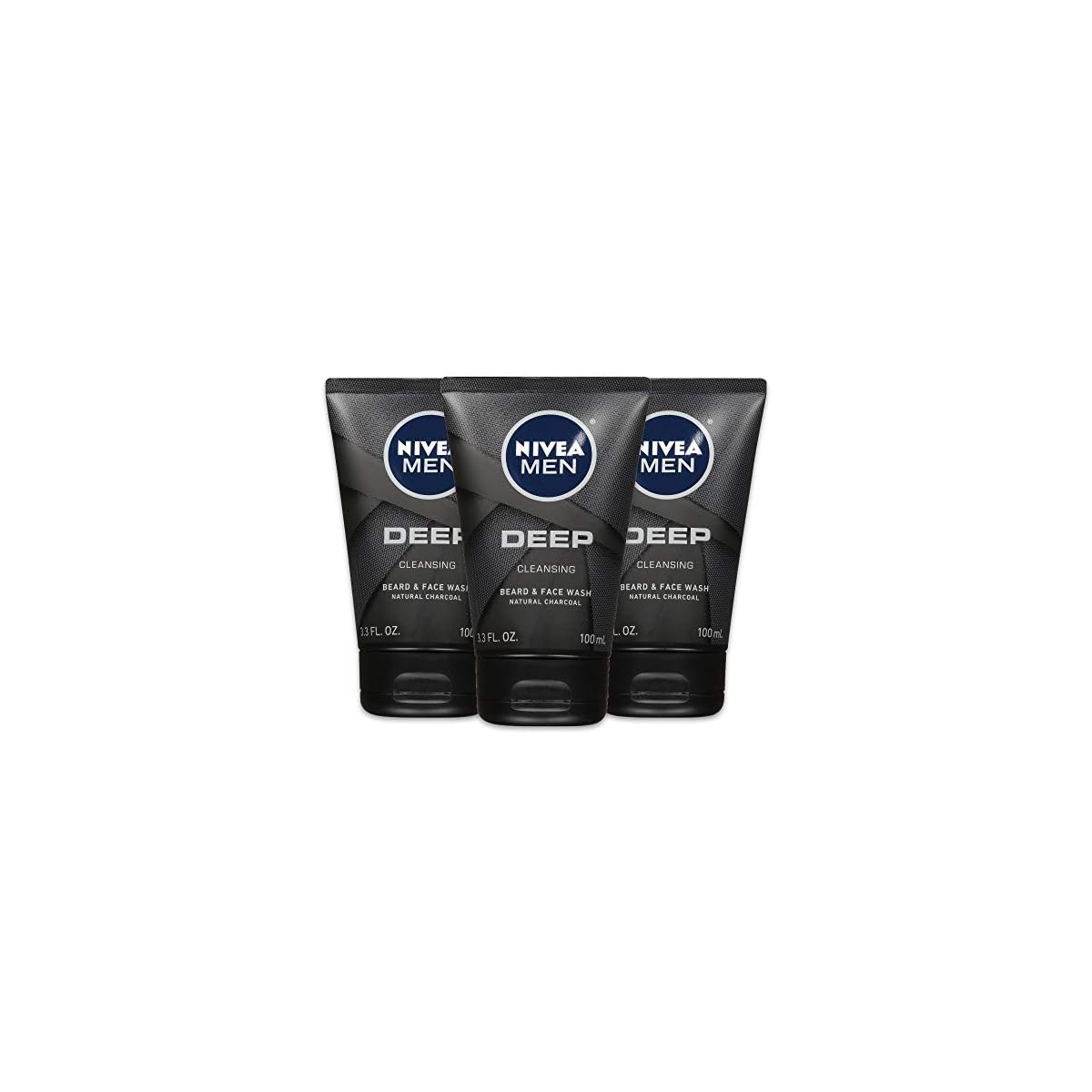 nivea men deep cleansing beard & face wash