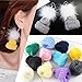 10 Pieces Mini Knitting Wool Yarn Hats for Miniature Work DIY Hair Accessories Crafts Cute Doll Hat Jewelry Making Phone Case DIY