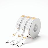 NIIMBOT D11 Label Maker Tape 3 Rolls Adhesive Cute Cat Label Paper 0.47" X 1.57" (12 X 40mm) 160 Labels/Roll, Compatible for NIIMBOT D11 D110 Label Printer, 3-Roll