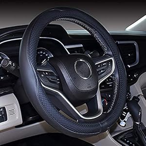 17 Steering wheel Cover for Big Trucks (17'', Black)