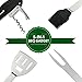 5-in-1 BBQ Grilling Multi Tool Stainless Steel Barbecue Grill Accessories Foldable and Detachable Tool Set Kit with Case Dishwasher Safe Best for Outdoor Grilling and Tailgating