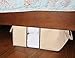 MISSLO Pack 2 Folding Breathable Jumbo Storage Bag for Comforter, Large Blanket Storage, Clothes Closet Organizer (Beige)