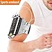 Sports Armband, 180° Rotatable Workout Cellphone Armband Phone Holder for Running Jogging, Cell Phone Running Armband for 4-6 Phone, iPhone 8 7 6s Plus, Samsung Galaxy S8 S7 S6 (Silver)