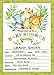 Deluxe Safari Jungle Baby Shower Invitations Gender Neutral for Boys, Girls, or Twins, Kids Party Card Supplies, 20 Double Sided Large 5 x 7 Flat Fill In Invites with Green Envelopes