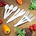 Transitions2earth Biodegradable EcoPure Forks - Box of 500 (6.5 Inches) - Earth-Friendly, BPA-Free, Heavy Duty, Heat Resistant, Recyclable Utensils