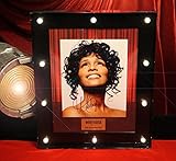 WHITNEY HOUSTON Signed Original Autograph, Hollywood LIGHTED Frame, Plaque, COA, UACC