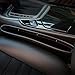 Anynow Car Seat Gap Filler Console Side Pocket Organizer Seat Catcher Premium PU Leather 2 Pack(Black)