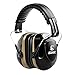 EZARC Safety Ear Muffs 34dB for Shooting Sports Events - Industrial Ear Protection Plant Working Hearing Protection Adjustable Headband Ear Defenders - Noise Reduction Earmuffs , Black Brown