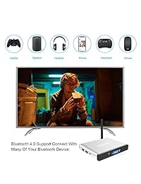 Android TV Box, Smart Dolamee D5 Android 7.1 OS Amlogic S905W Quad Core 1GB+8GB HD 4K Internet Media Players with IR Remote Control, Support HD 4K Ethernet 3D Decoding WiFi 2.4GHz Bluetooth 4.0