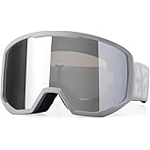 EXP VISION Ski/Snowboard Goggles for Men Women, OTG Snow Goggles Anti Fog UV Protection