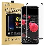 Galaxy S8 Screen Protector,S8 Tempered Glass Screen Protector,Lyche [3D Curved Edge] [Case Friendly] [Anti-scratch] Glass Screen Protector for Samsung Galaxy S8