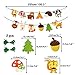 Phogary Woodland Creatures Party Baby Shower Supplies (36pcs) - Woodland Animal Balloons, Paper Garland for Forest Friends Themed Theme Party Kids Birthday Party Decor