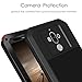 Huawei Mate 9 case,Feitenn Extreme Hybrid Armor case Alloy Aluminum Metal Bumper Gorilla Glass Soft Rubber Military Heavy Duty Shockproof Hard Water resistant Case For Huawei Mate 9 (Black)