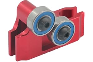 POLANTA Aluminum Center Driveshaft High Speed Support Set for Arrma 1/7 Infraction, Limitless, Felony - Red, Replaces ARA311027