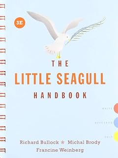 Amazon Com The Little Seagull Handbook Third Edition 9780393602630 Bullock Richard Brody Michal Weinberg Francine Books