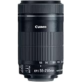 Canon EF-S 55-250mm F4-5.6 is STM Lens for Canon SLR Cameras (Renewed)