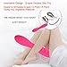 HoozGee Vibrator Sex Toys 7 Vibrating Mode Settings Stimulate Clitoris Vagina U A Point G-spot with 40℃ Constant Temperature Heating Function (Pink)