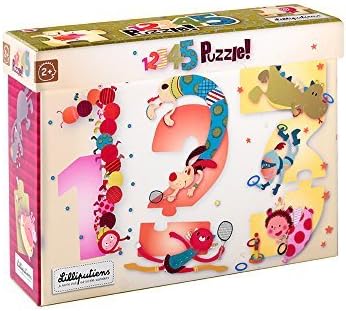 12345 Numbers Puzzle by Lilliputiens