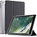 Poetic Slimline New iPad 9.7 Inch 2017/2018 Case Slim-Fit Trifold Cover Stand Folio Case with Auto Wake/Sleep for Apple iPad 9.7 2017 / iPad 9.7 2018 Silver