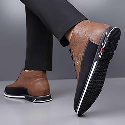 Men's Casual Dress Boots Motorcycle Boots Plus Size