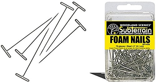 Woodland Scenics Foam Nails, 2" (75) WOOST1432