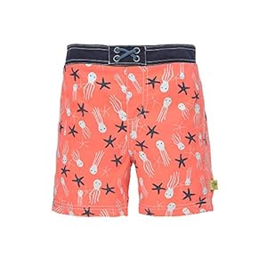 LÄSSIG Zwemshort voor baby’s en kinderen, met geïntegreerde zwemluier, wasbaar, uv-bescherming, splash en fun board…