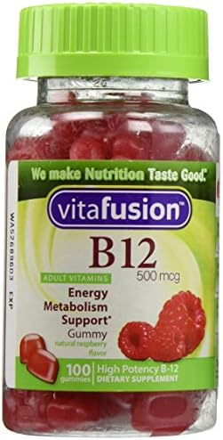 Vitafusion B12 Gummy Vitamins 500 mcg, 100 Count