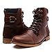 GLOBALWIN Mens Fashion Lace Up Cap Toe Winter Ankle Combat Boots