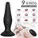 (Lover Gifts) Remote Control USB Vibrating Prostate Massager Men Anal Plug Waterproof 9 Stimulation Patterns Butt Anus Silicone Sex Toysthumb 1