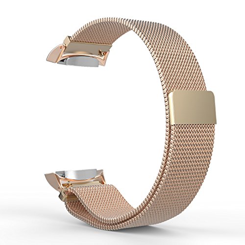 UPC 765857107837, Gear S2 Watch Band, MoKo Milanese Loop Stainless Steel Bracelet Smart Watch Strap + Connector for Samsung Gear S2 SM-R720 &amp; SM-R730 Smart Watch (NOT FIT Gear S2 SM-R735), Rose GOLD