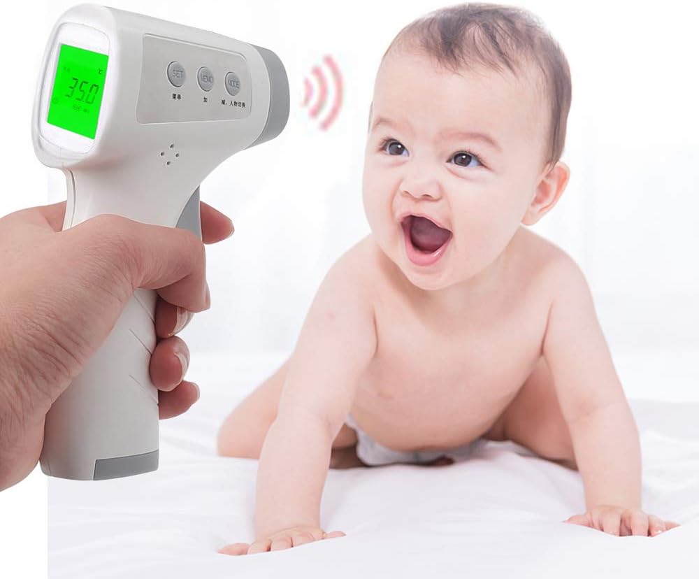 Infrared Forehead Digital Thermometer Non-contact Thermometer Temperature Gun Fever Thermometer for Baby/Adult Medical Thermometer (1-2 days for shipping)