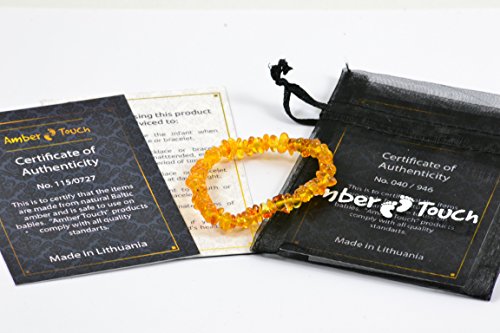 Baltic Amber Teething Bracelet Or Anklet For Babies Toddlers Kids