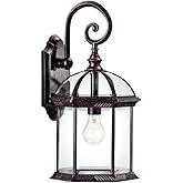 Kichler 49186TZ Barrie Outdoor Wall 1-Light, Tannery Bronze