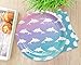 Disposable Plates - 80-Count Paper Plates, Dolphin Party Supplies for Appetizer, Lunch, Dinner, and Dessert, Kids Birthdays, 9 inches in Diameter