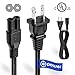 T POWER UL Listed 4FT 2 Prong Ac Lead Cable Cord Compatible with Haier Sony Insignia JVC Sharp TCL Toshiba Vizio Hisense Ultra HD Smart LED TV 26 28" 30" 32" 33" 40" 43" 49" 50" 55" 60" 65" LED Screen
